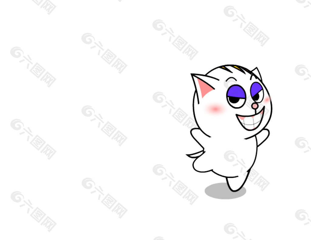 卡通猫咪flash动画素材