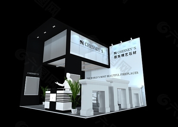 石材特裝3D模型設計