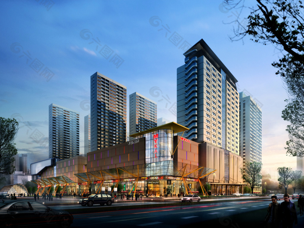城市購物中心建筑
