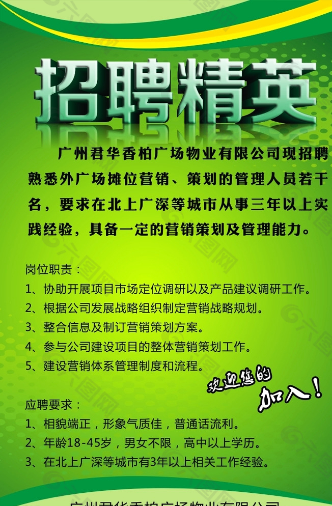 招聘海報圖片