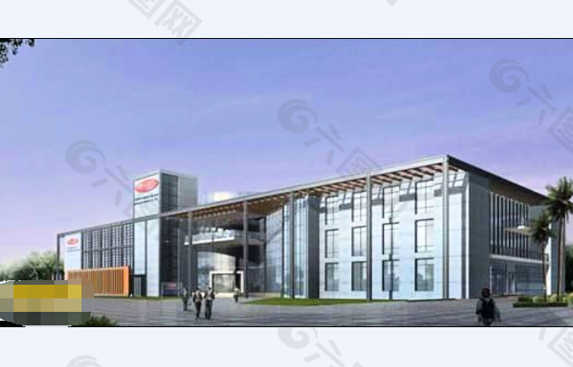 辦公樓建筑cad施工圖