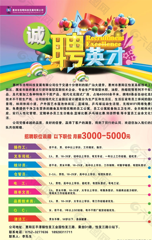 招聘海報(bào)圖片