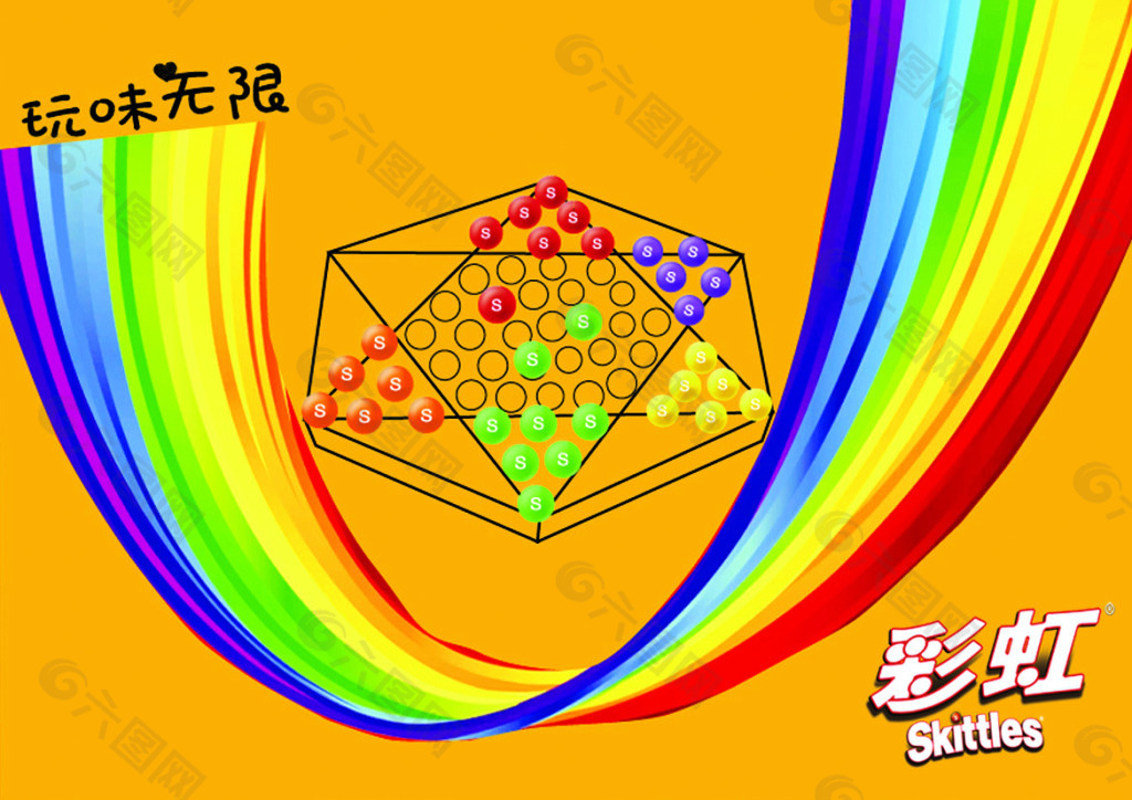 彩虹糖广告设计