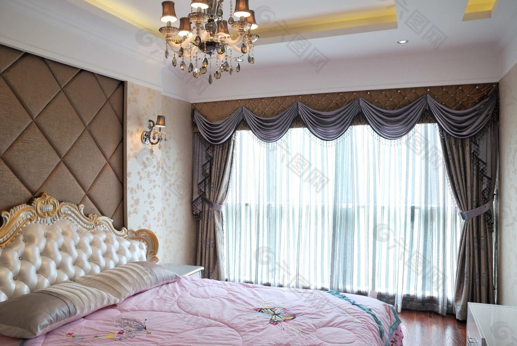 臥室窗簾裝飾效果圖