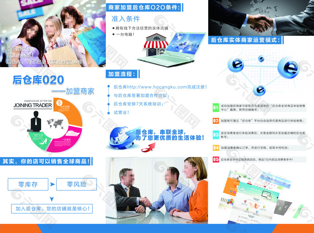 加盟商家三折頁