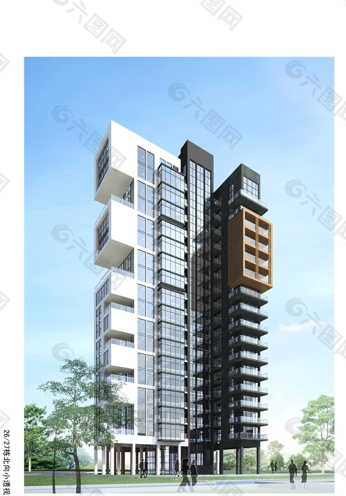 商業(yè)小區(qū)效果圖圖片