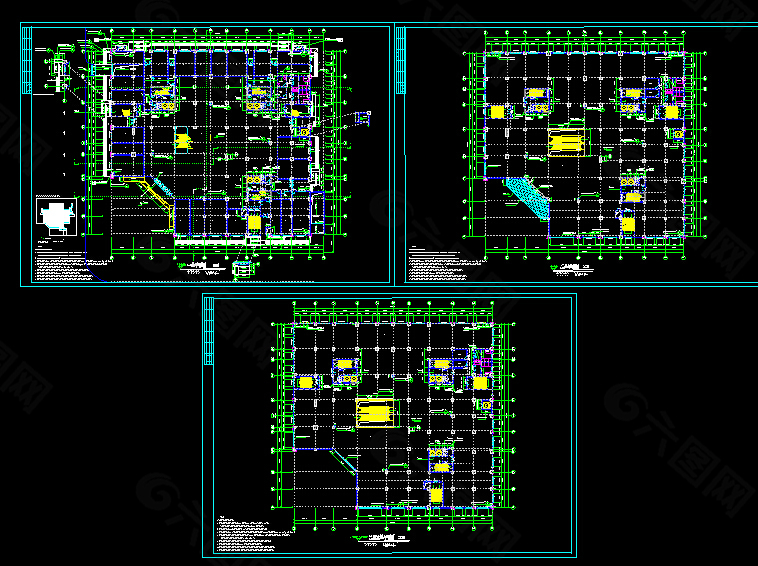 多层商场建筑施工图