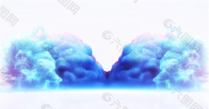 絢麗粒子碰撞動(dòng)畫AE模版
