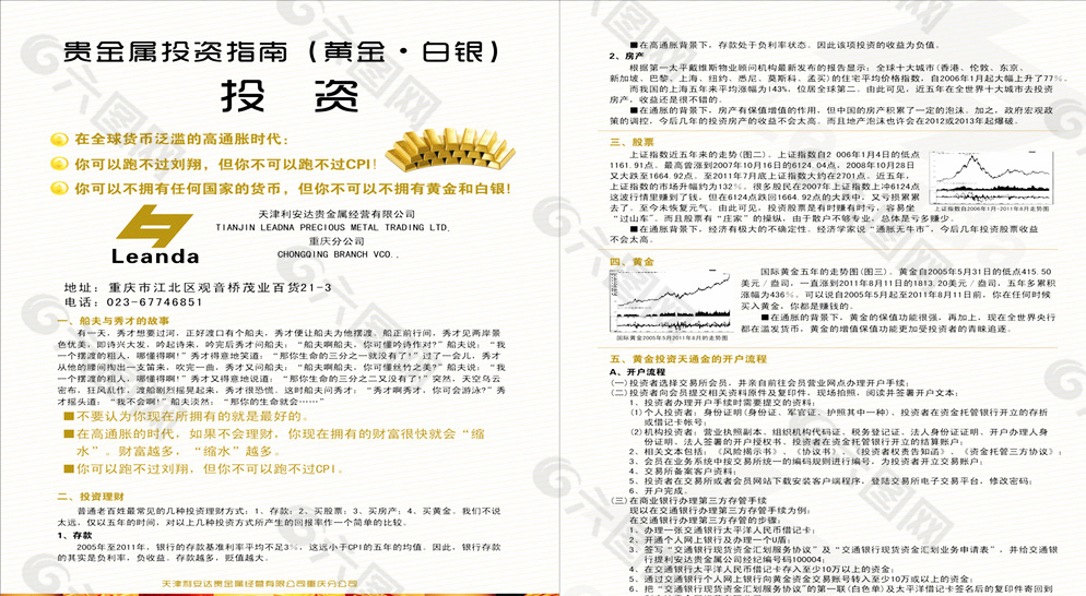 貴金屬公司dm單圖片