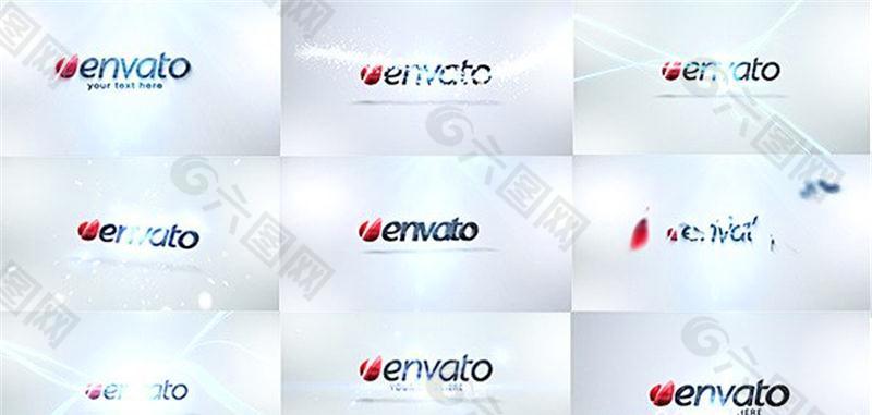 5組閃亮Logo演繹動畫AE模板