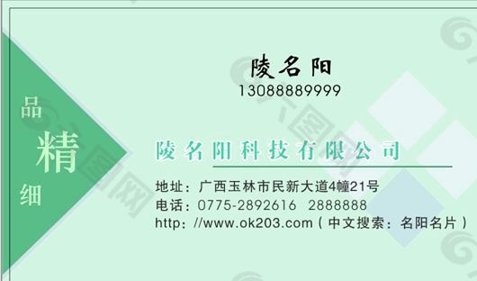 名片模板 電信科技 平面設(shè)計_0885