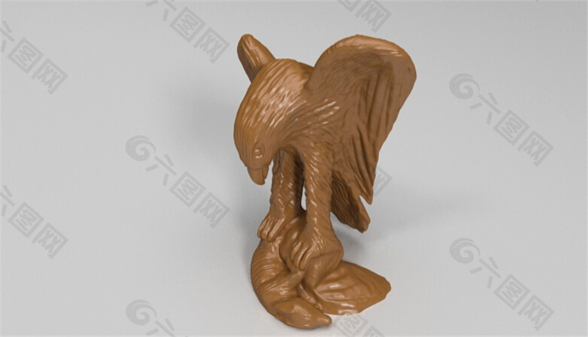 鷹3D打印模型