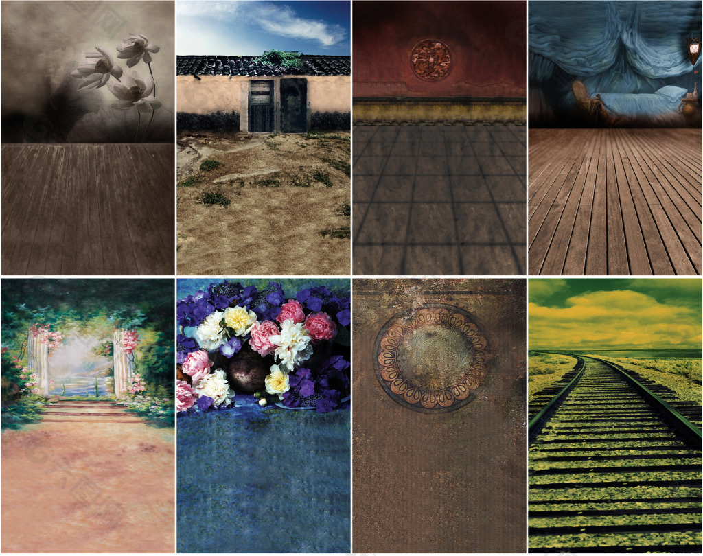 田野背景圖