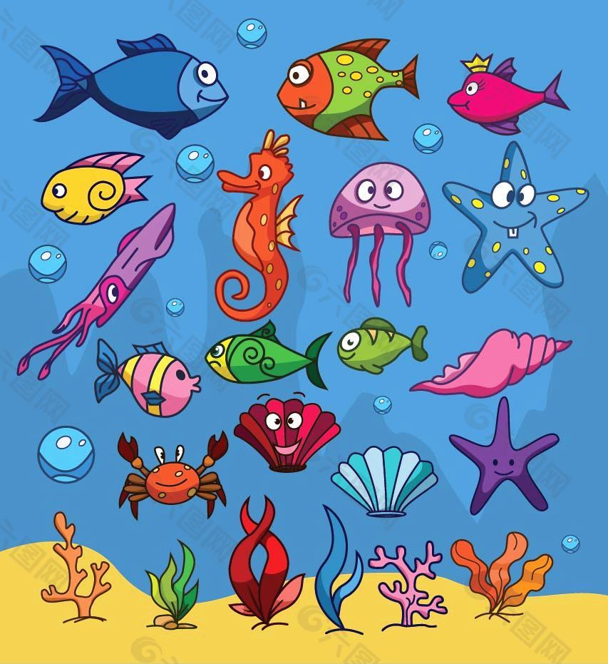 海底世界平面广告素材免费下载(图片编号:552