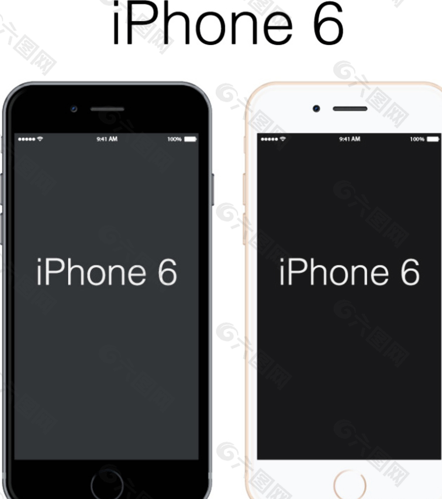 iPhone6 矢量图图片