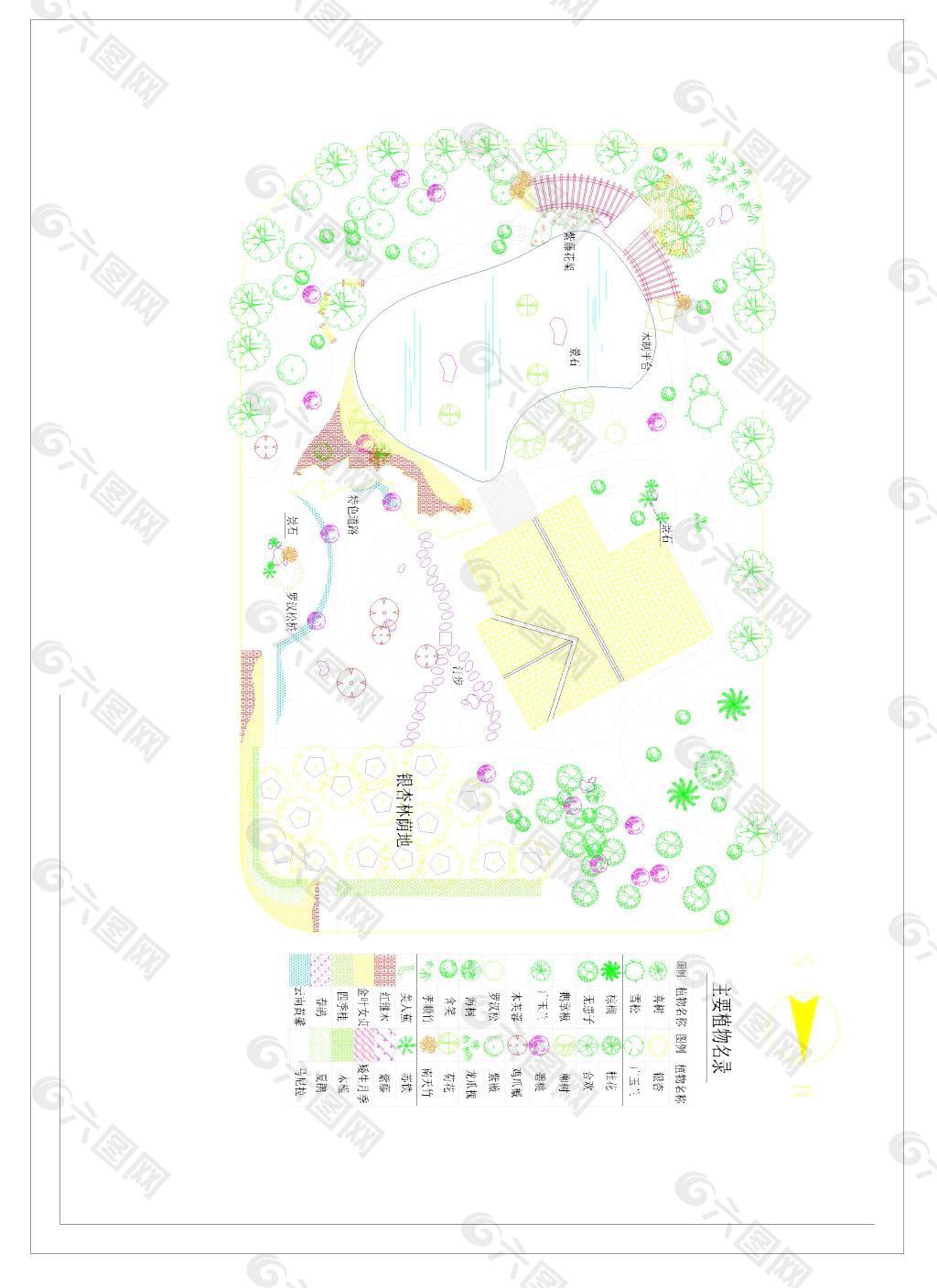 別墅庭院綠化設計圖