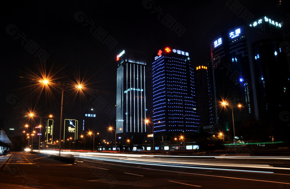 深圳夜景圖片