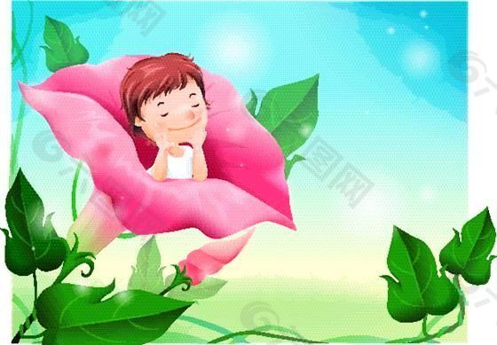 漫畫兒童 卡通兒童 矢量 EPS格式 339
