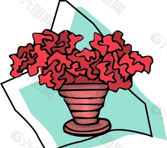 盆景 花卉 矢量 EPS格式_0162