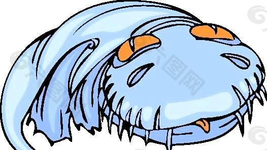 恐龍 傳說動物 矢量CDR_092