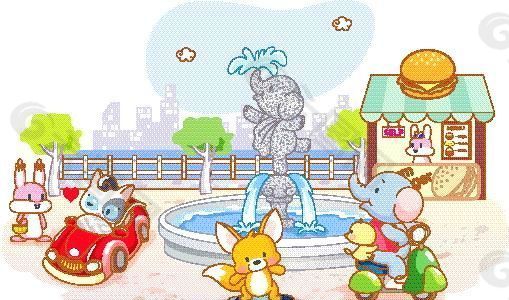 動漫卡通 動物漫畫 矢量素材 EPS_40