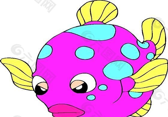 魚 海洋動物 卡通動物 日本矢量素材 ai格式_80