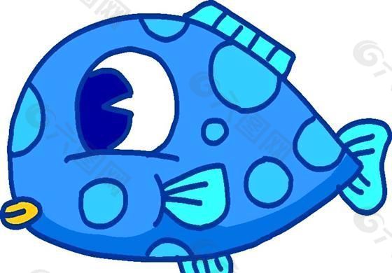 魚 海洋動物 卡通動物 日本矢量素材 ai格式_48