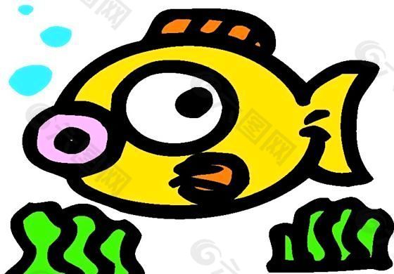 魚 海洋動物 卡通動物 日本矢量素材 ai格式_32