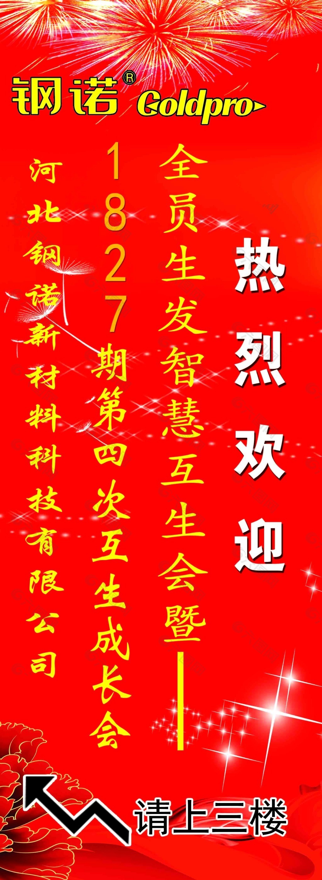 熱烈歡迎易拉寶