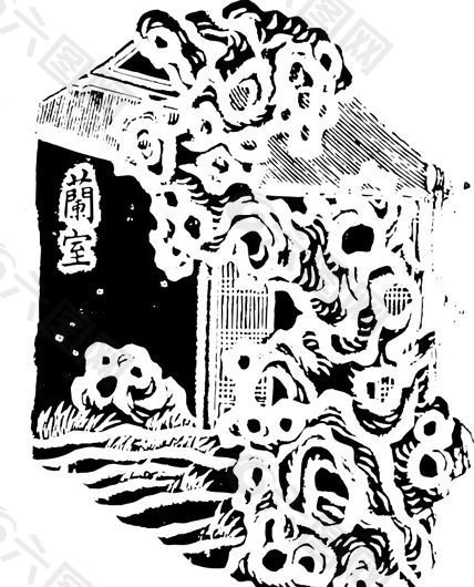清代（下）版畫 裝飾畫 中華圖案五千年 矢量 AI格式_0041