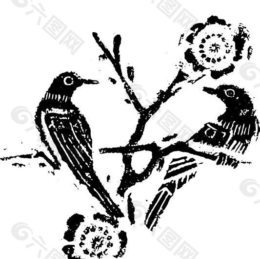清代（上）版畫 裝飾畫 中華圖案五千年 矢量 AI格式_0470