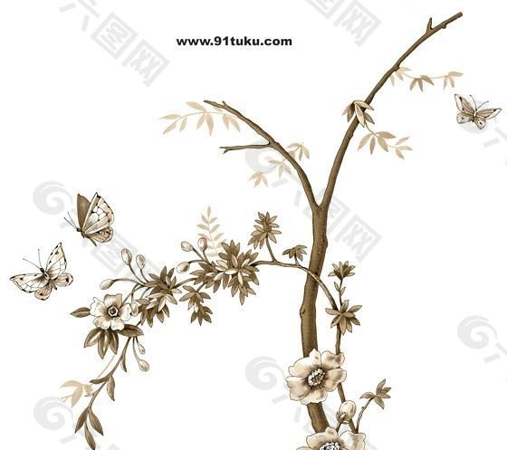 彩繪花草 韓式花紋 PSD_0873