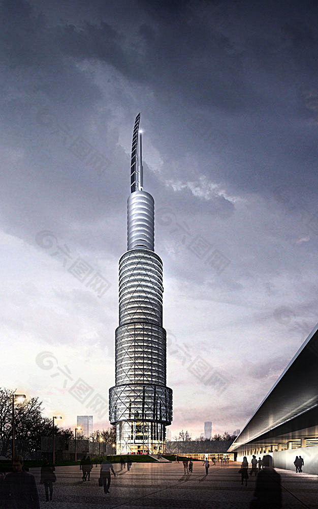 城市商業(yè)建筑效果圖