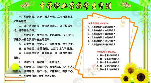 PSD学生守则图片