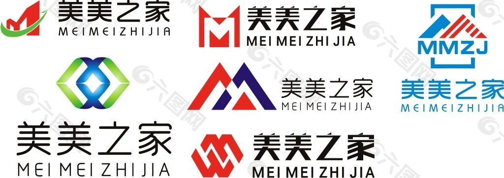 m字母公司logo设计素材