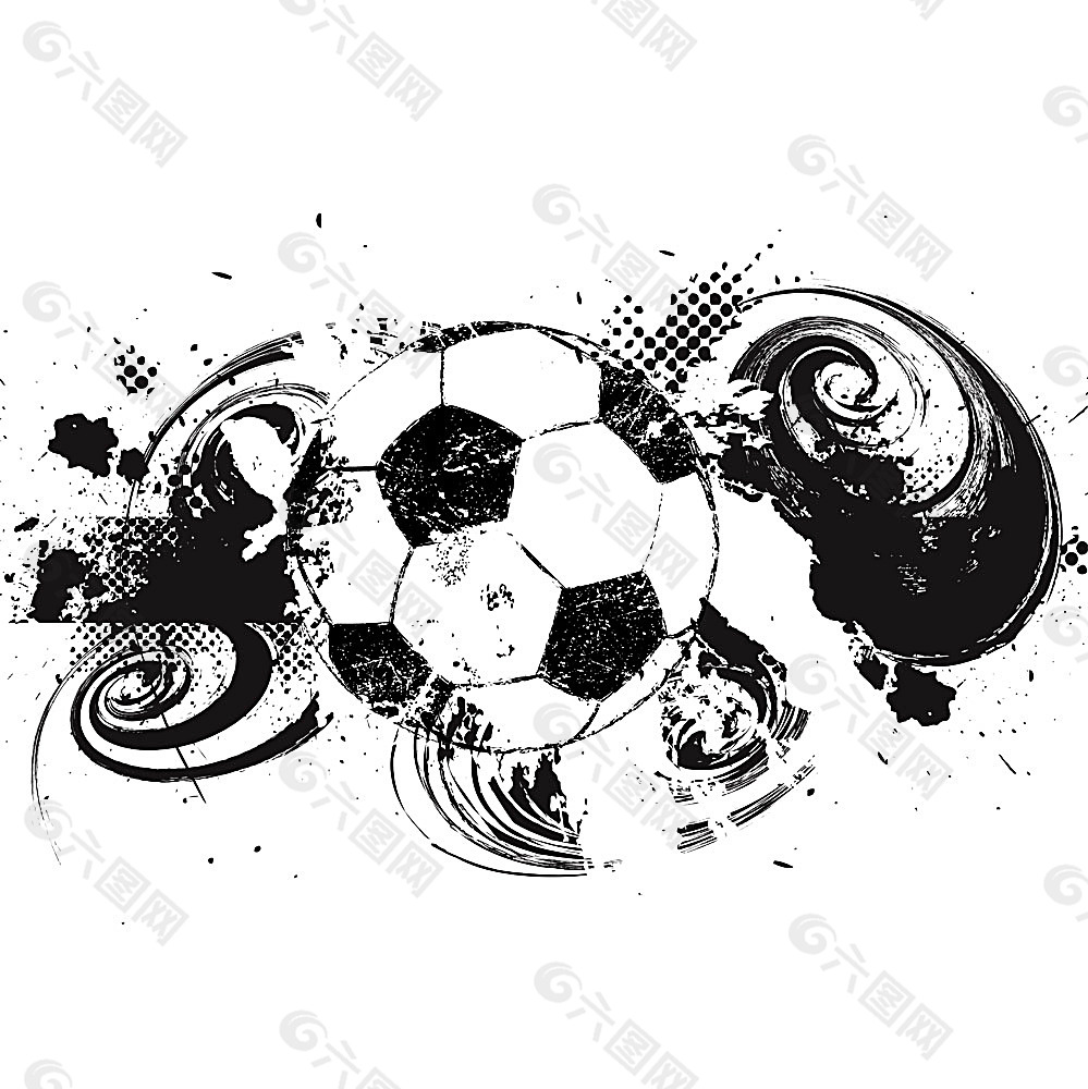 足球黑白两色代表什么_色彩红黑白_色木木黑白卡通动漫