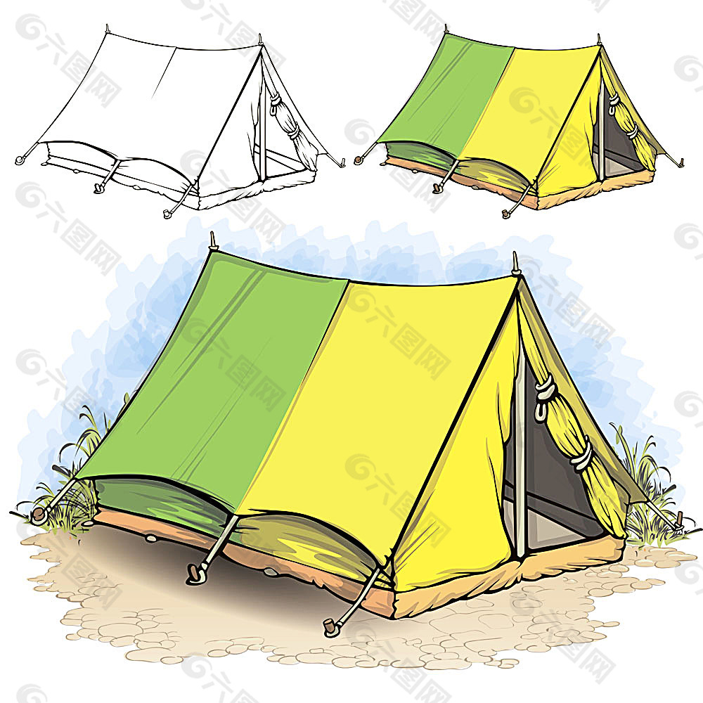 帐篷设计图纸