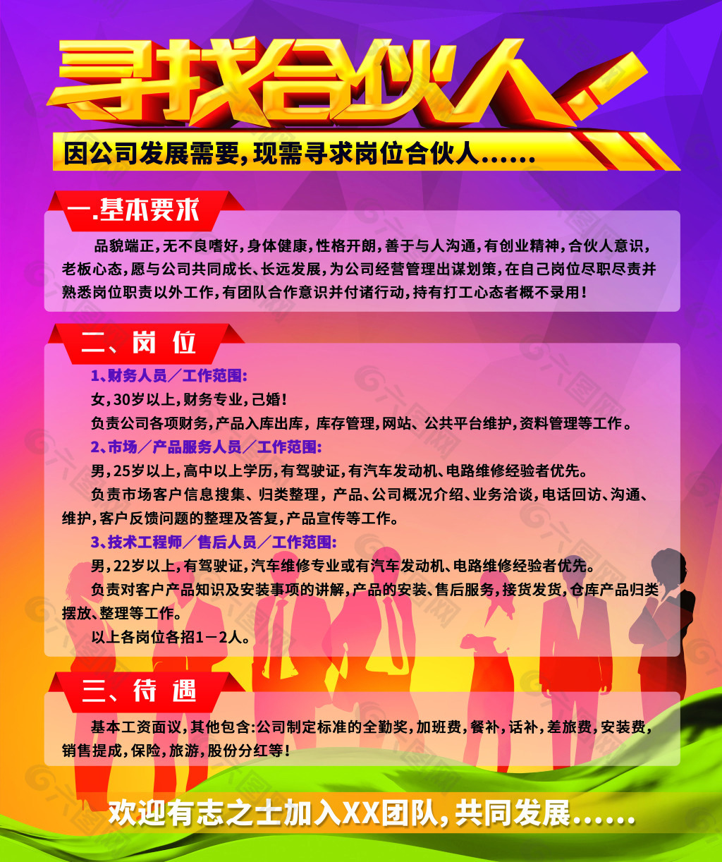 招聘海報(bào)