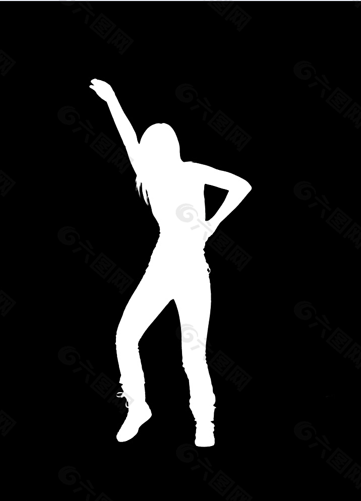 中國(guó)性感美女剪影