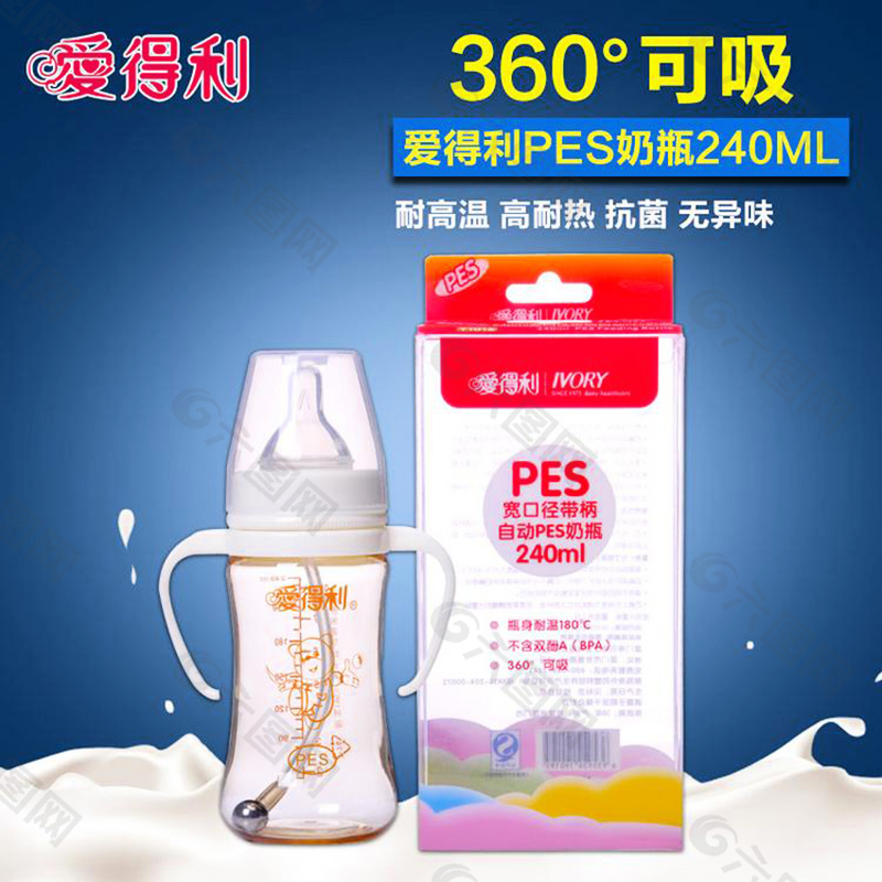 嬰兒產(chǎn)品奶瓶主圖