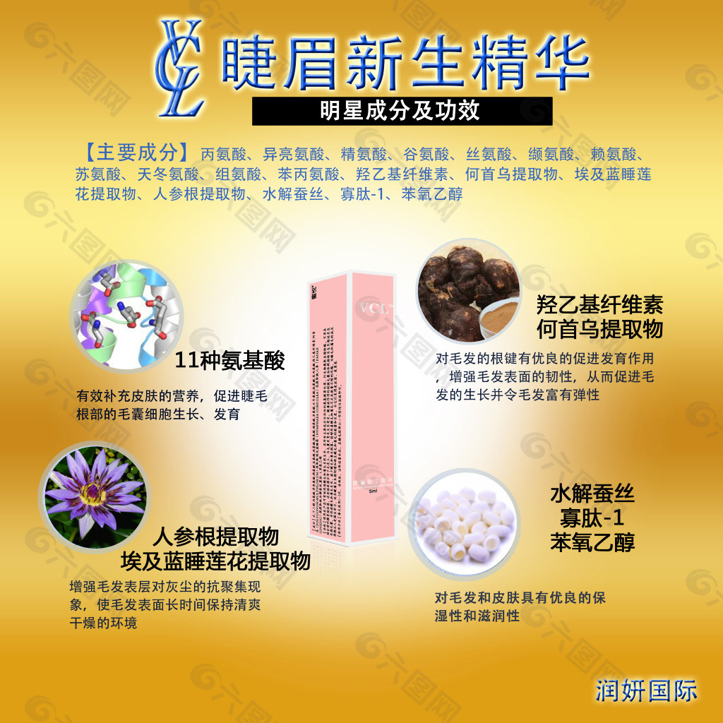 睫眉宣傳單