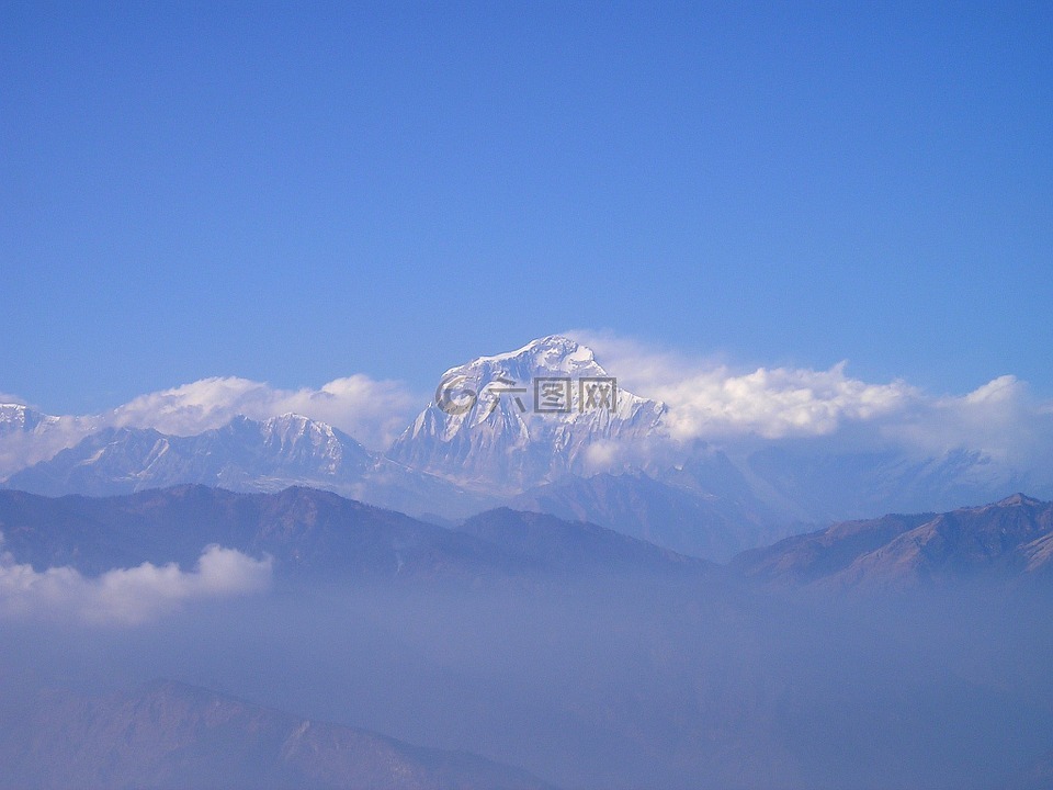 尼泊爾,喜馬拉雅山,山