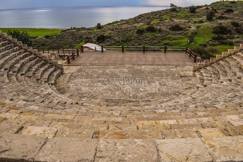 塞浦路斯,kourion,古劇場(chǎng)