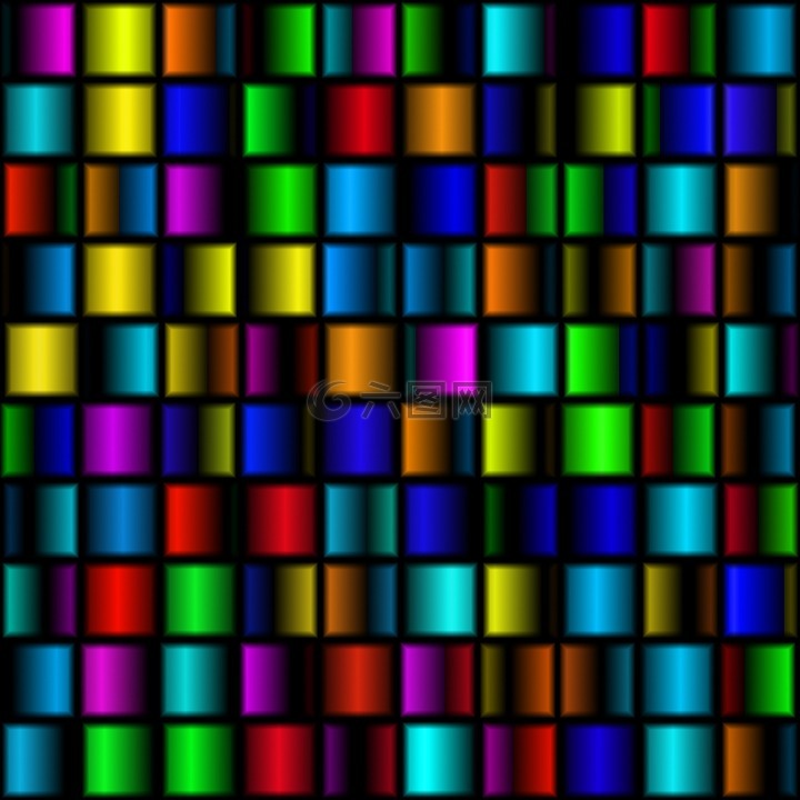 條紋,彩虹,模式