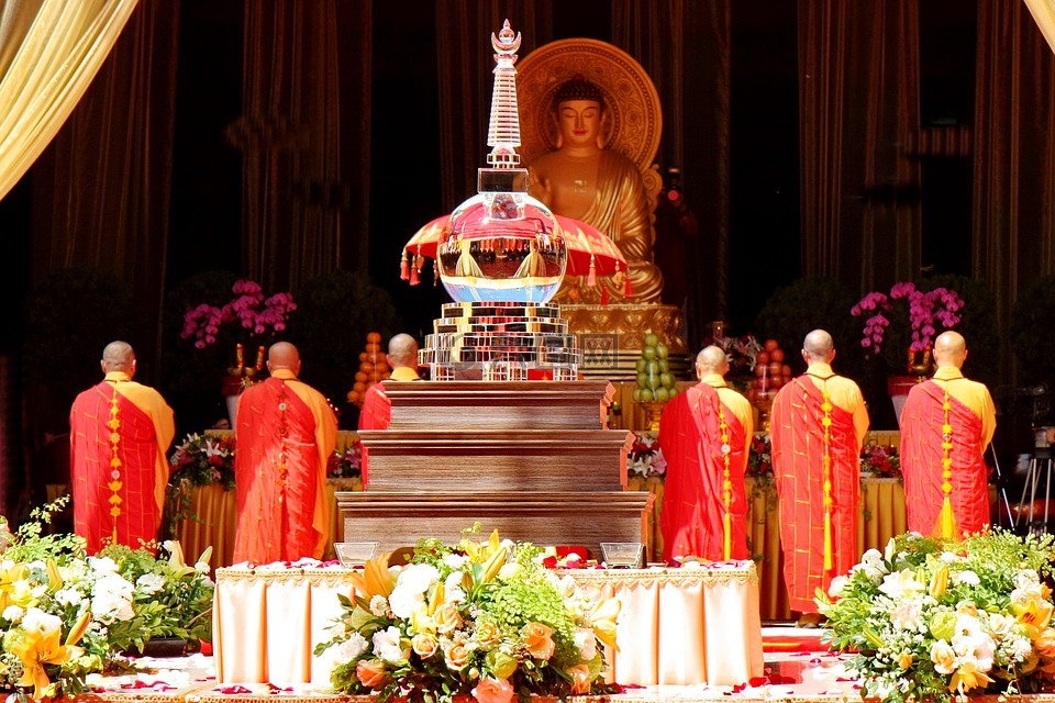 祈福,誦經,佛教