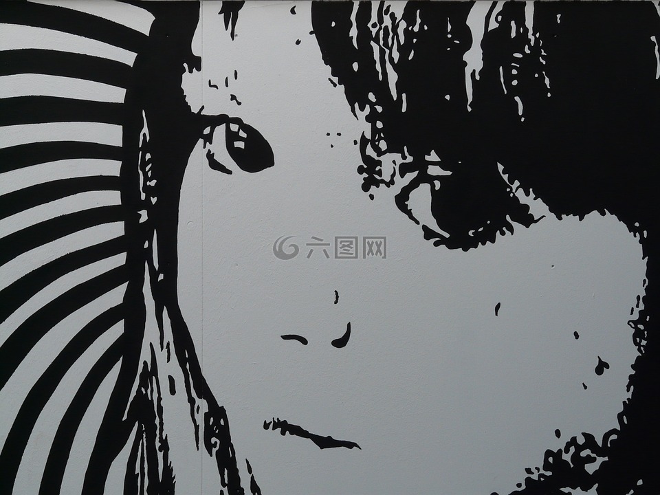 孩子,女孩,面對
