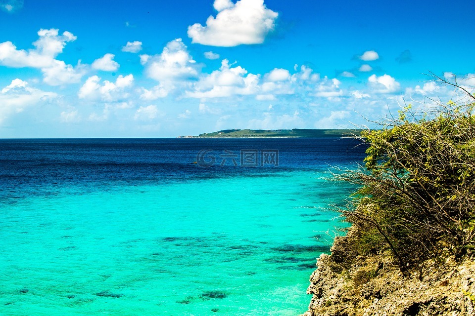 庫拉索島,加勒比海,景觀