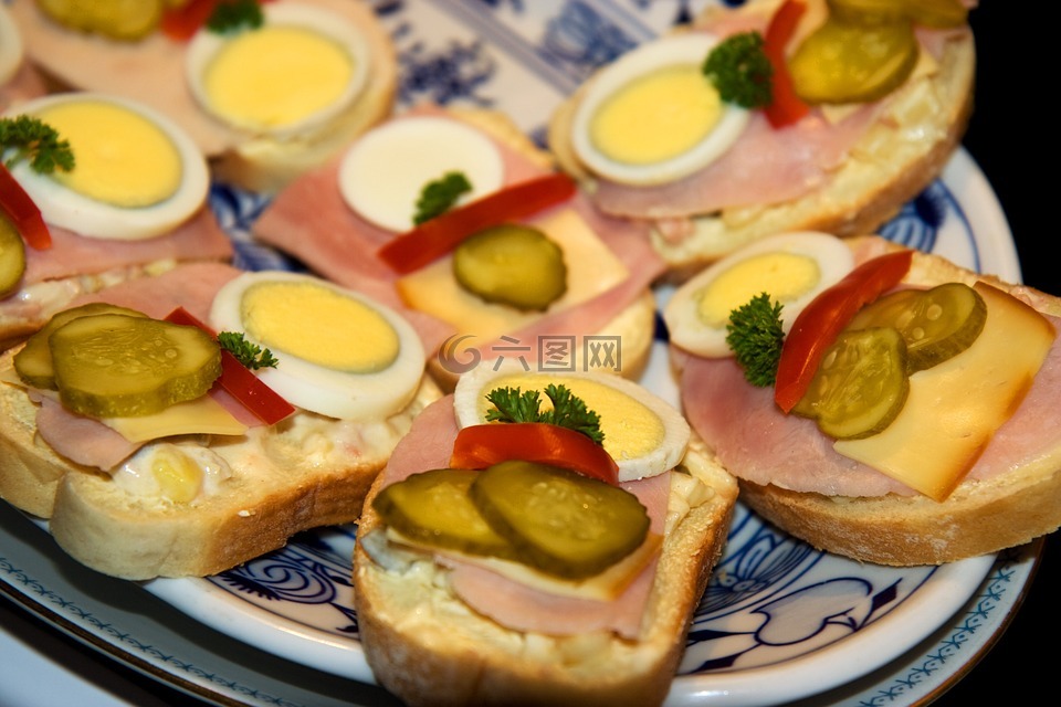 三明治,食品,好吃