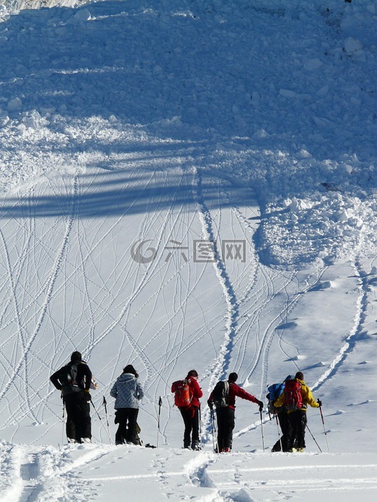 窮鄉(xiāng)僻壤skiiing,雪崩,松雪雪崩