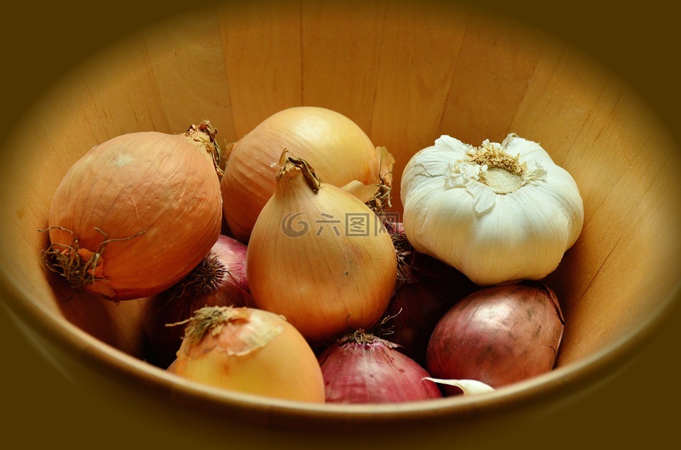 洋蔥,大蒜,塊莖